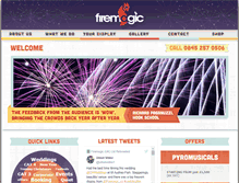 Tablet Screenshot of firemagic.co.uk